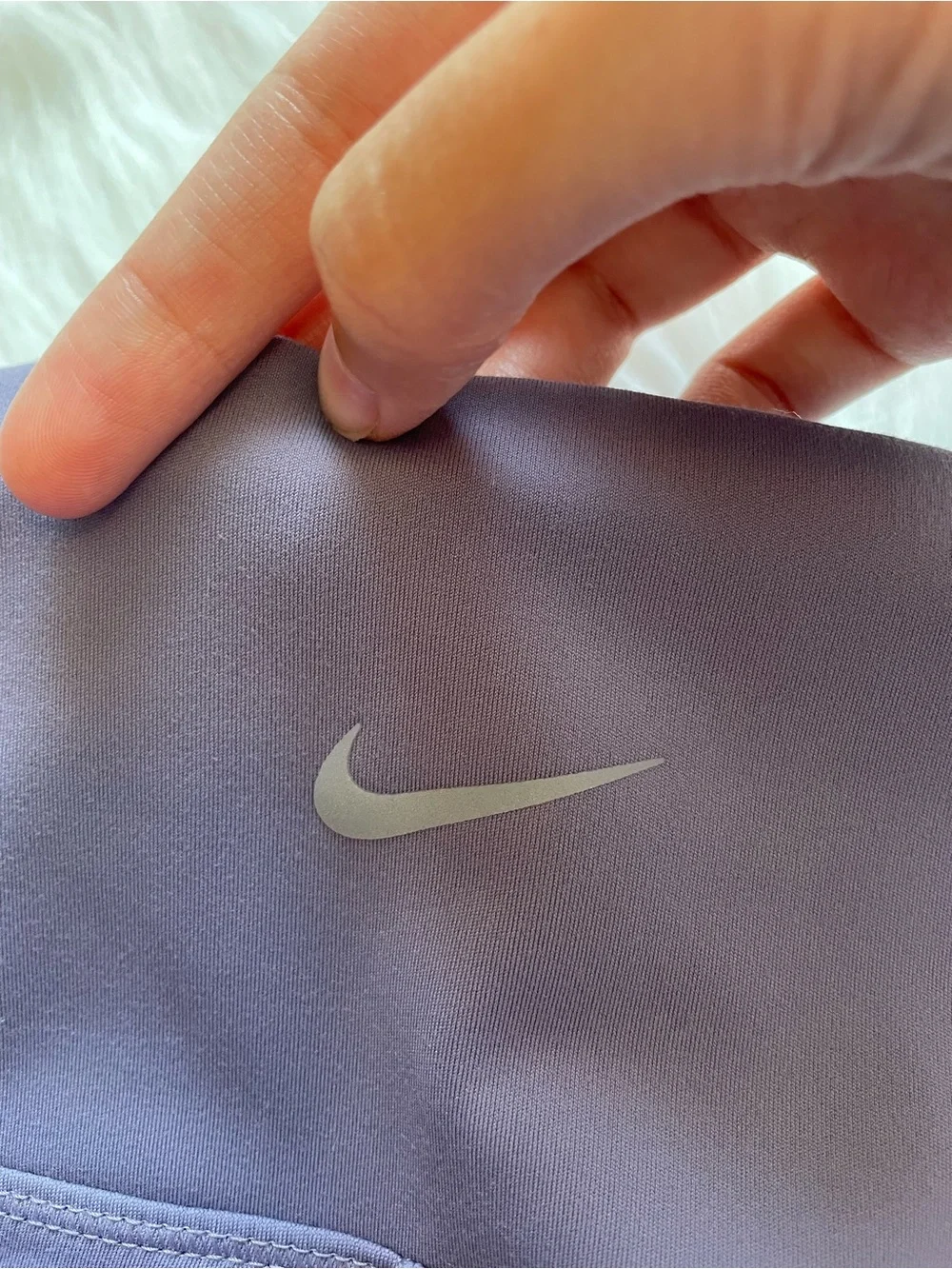 Nike one purple cropped leggings women’s L large dri fit crop activewear legging